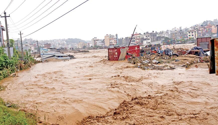 काठमाडौँ उपत्यकामा हालसम्मकै धेरै २३९.७ मिलिमिटर वर्षा