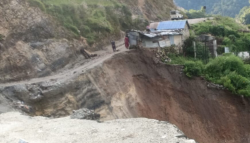 बाजुराको मार्तडी-कोल्टी सडक अझै बनेन