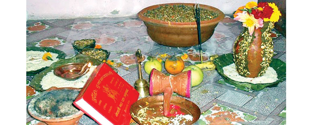 सुरु भयो दसैँ, आज घटस्थापना नवरात्र आरम्भ