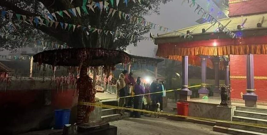 पुजारीकी श्रीमतिको मन्दिर परिसरमा भेटियो शव