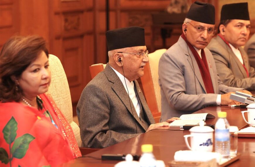 ओली-देउवाको गृहजिल्लामा रंगशाला र सिटी हल बनाई दिन चीनसँग आग्रह