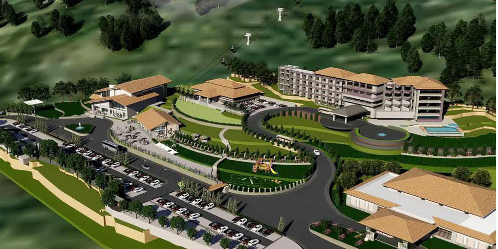 चिसापानी-राजकाँडा केबलकार सञ्चालनका लागि निर्माण सुरु