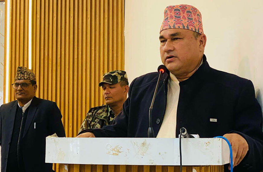 टुक्रे योजनाको अन्त्य गुरुयोजना निर्माण