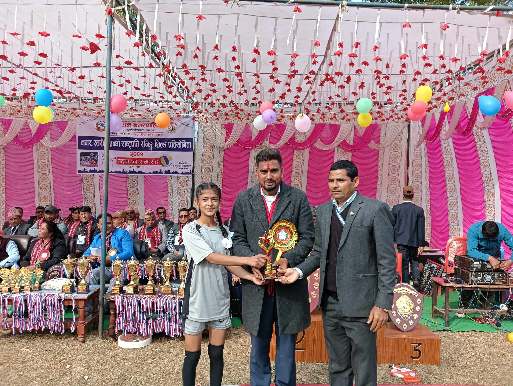 परशुरामको १५औं राष्ट्रपति रनिङ शिल्डमा भुवनेश्वरी माविको अग्रता