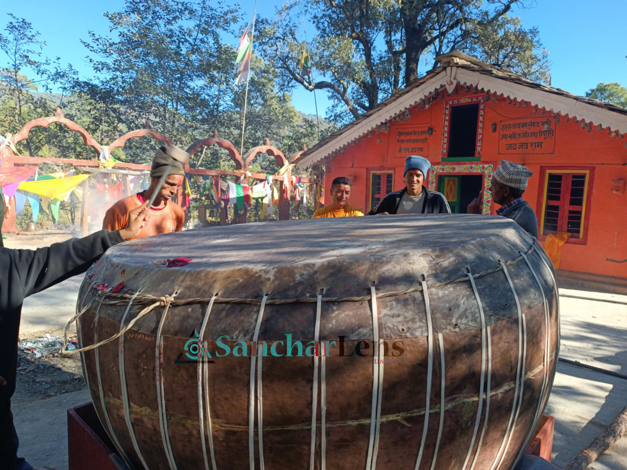 समैजी मन्दिरमा १२५ किलोग्रामको दाइन चढाइयो