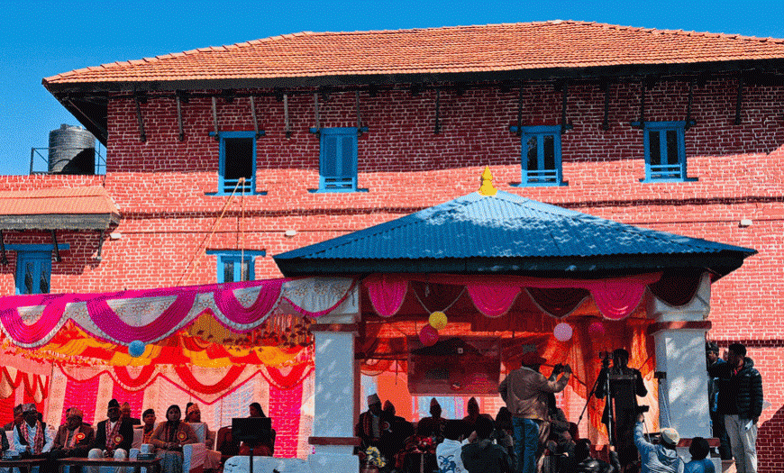 २३ वर्षपछि ठडियो द्धन्दकालमा ध्वस्त पारिएको अछाम दरबार