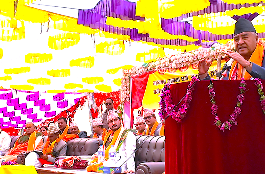 हिन्दु धर्म मान्ने हाम्रो परम्परा होः काँग्रेस सभापती देउवा