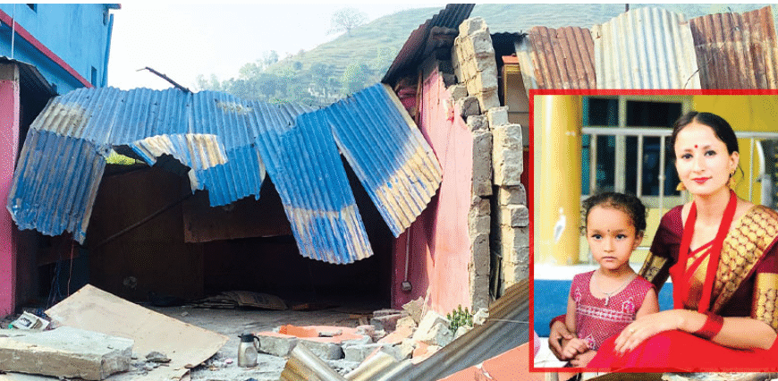 बजार जोगाउन आफ्नै घर भत्काईन