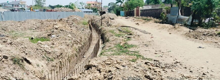 धनगढीमा आफ्नाको जोगाउन सडकको चौडाइ घटाइयो