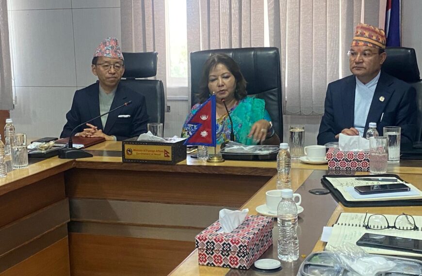 सगरमाथा संवादको अन्तिम तयारीमा छौँः परराष्ट्रमन्त्री