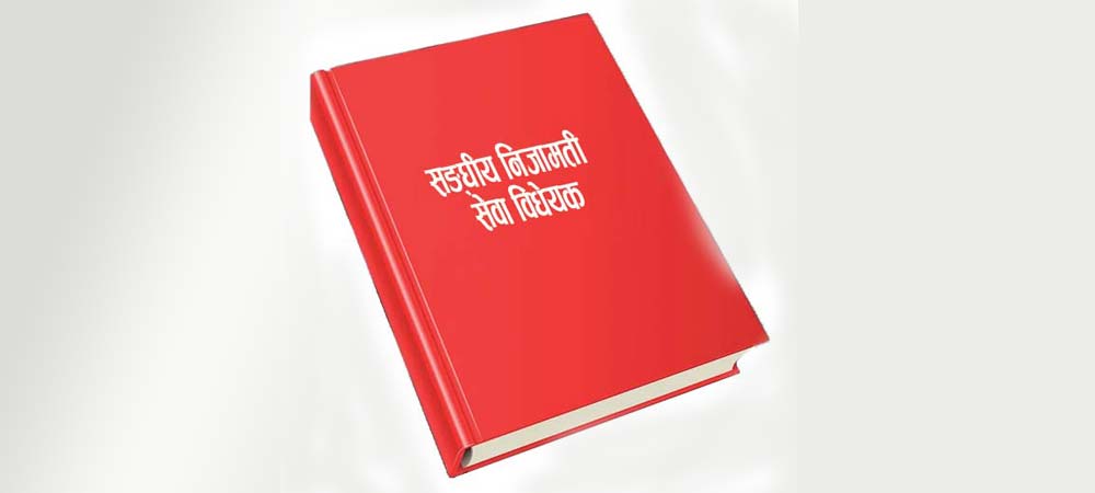 निजामती विधेयक प्रतिवेदनको भाषामा त्रुटी