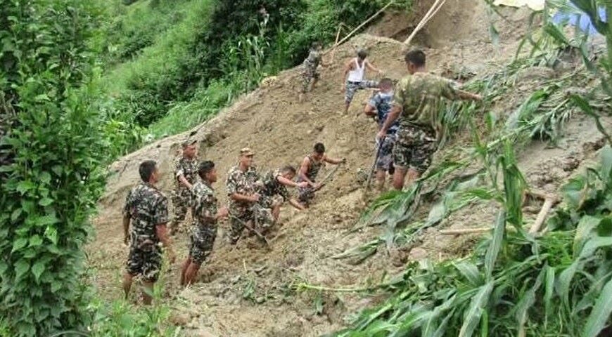 बाढीपहिरोमा परि ४६ जनाको ज्यान गयो