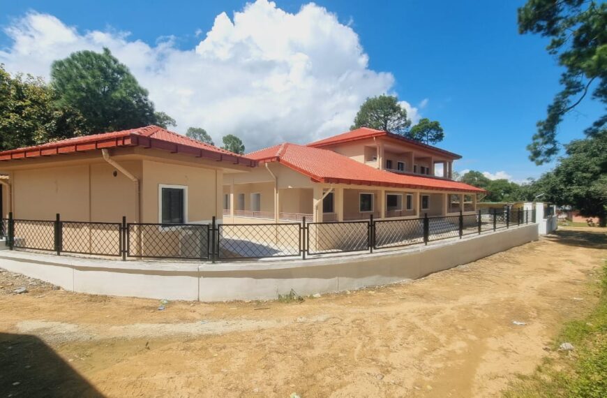 भागेश्वरको बगरकोटमा आधुनिक स्वास्थ्य चौकी भवन निर्माण