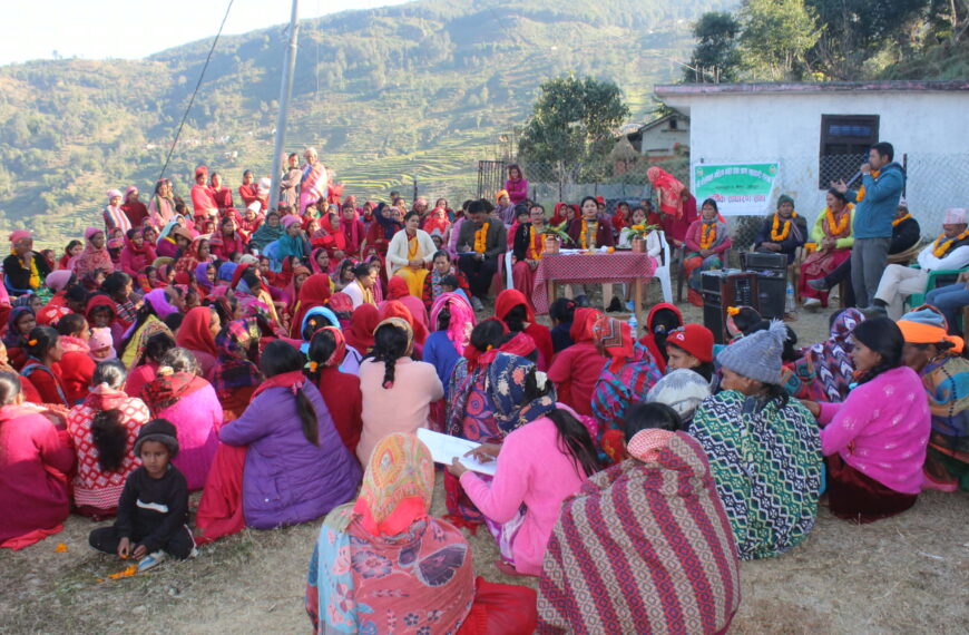 १० रुपैयाँ बचतबाट सुरु गरिएको कैलपाल महिला सहकारीको बचत पुग्यो&hellip;