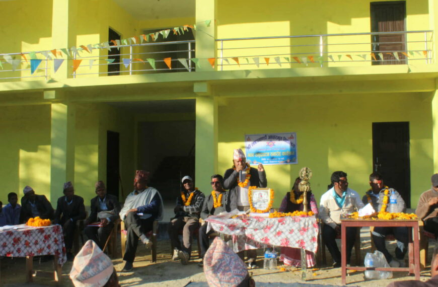 गन्यापधुराको लाटामाण्डौ आविमा बन्यो चार कोठे भवन