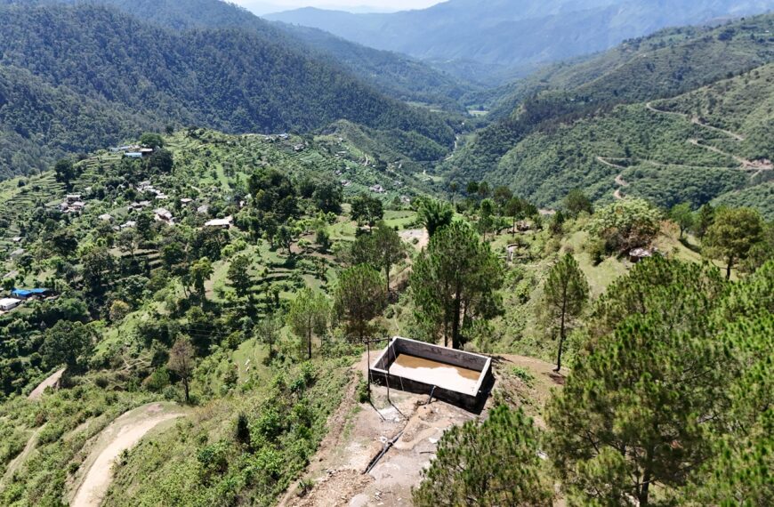 १० वर्षको प्रतीक्षापछि भागेश्वरका हजारौं रोपनी जमिनमा पानी पुग्ने आशा