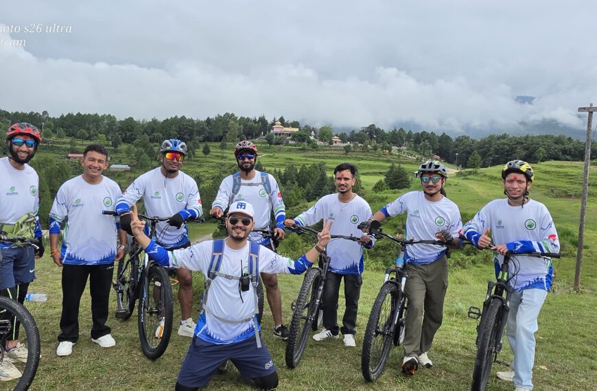 साइकल यात्रामार्फत ओल्केको मौलिकता जोगाउँदै डडेल्धुरामा ‘ओल्के हेरिटेज राइड’