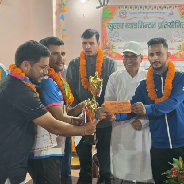 डडेल्धुरामा ब्याडमिन्टनको उपाधि केसी–मल्ललाई
